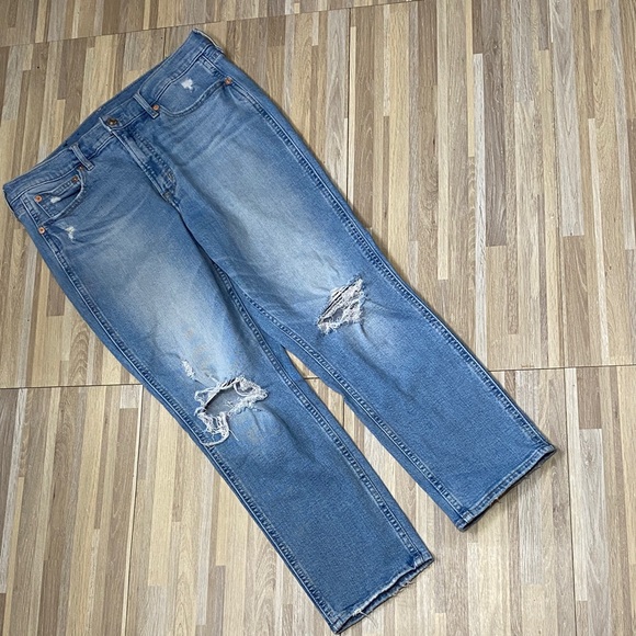 GAP Vintage Slim High Rise jeans size women’s 12 short - Picture 2 of 9